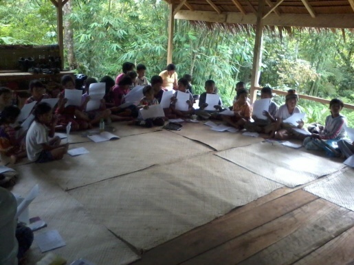 výuka dětí v centru výuka dětí v centru